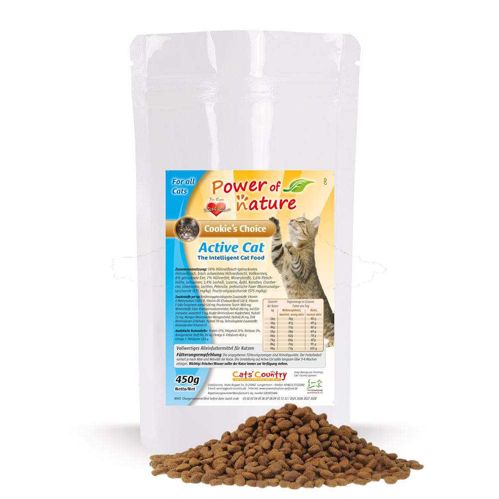 Active Cat Cookies Choice 450g